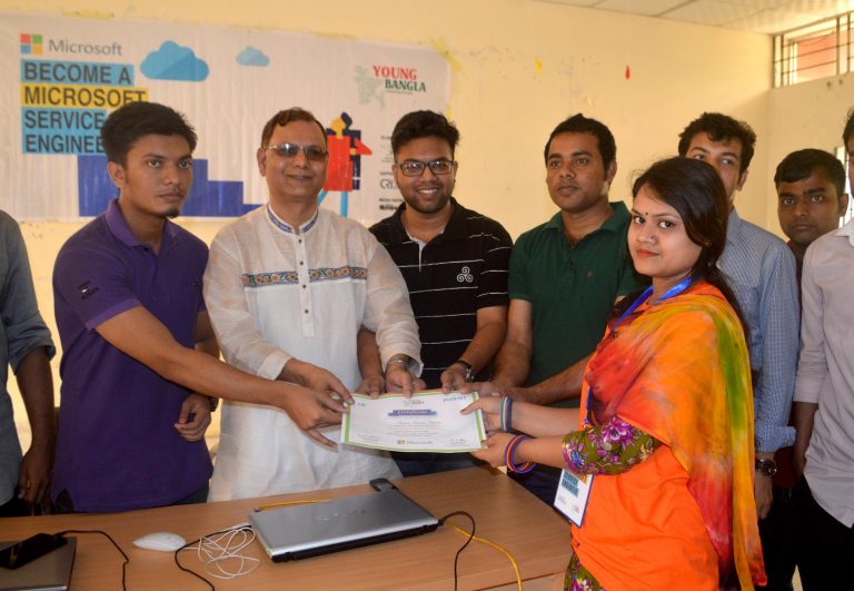 Young Bangla Continues Microsoft Service Engineer Development Program in Sylhet